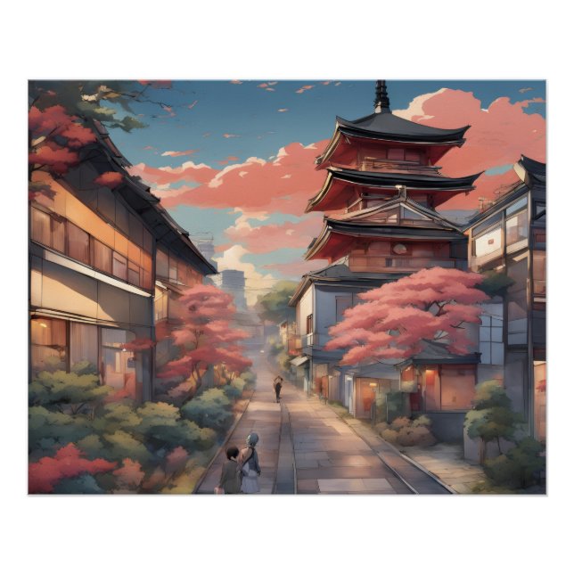 Póster Pagoda (Frente)