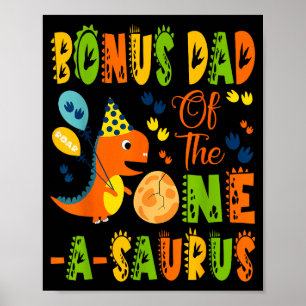 Poster Pai bônus do aniversário de 1 ano do one-a-saurus 