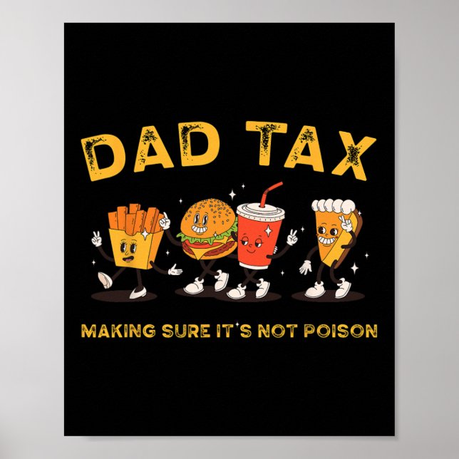Poster Pai com certeza que não é venenoso (Frente)