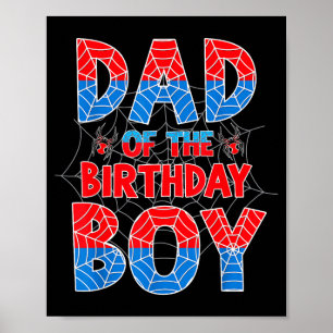 Poster Pai da Família do Menino de Aniversário Correspond