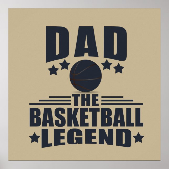 Poster pai da lenda do basquete (Frente)