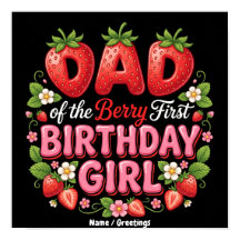 Pai da Menina do Primeiro Aniversário da Berry Mor