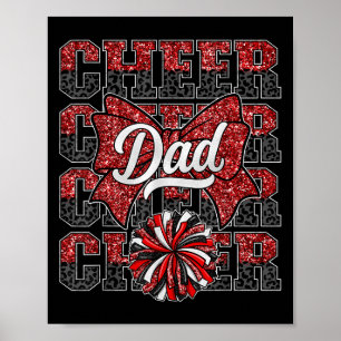 Poster Pai de animação Arco Pai desportivo Cheerleader