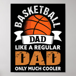 Poster Pai de basquete - Pai de basquete divertido