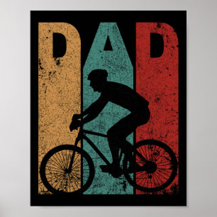Poster Pai de Bicicleta Ciclista Dia dos Pais Gif