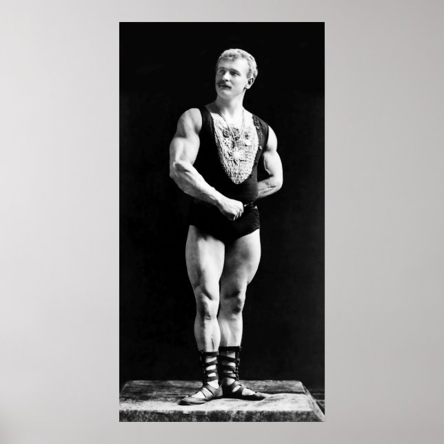 POSTER PAI DE BODYBUILDING - EUGEN SANDOW 1893 (Frente)