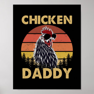 Poster Pai de frango Pai com pinça retrorreflectora  do p