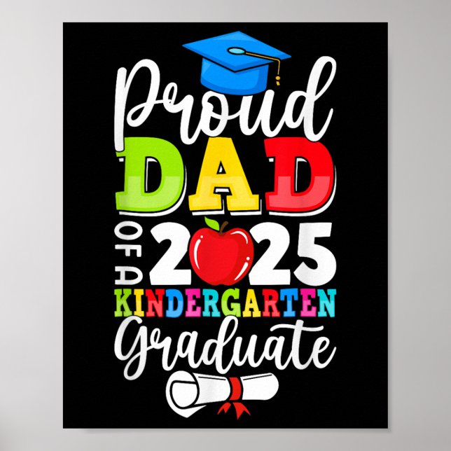Poster Pai De Graduação Da Cl Do Jardim De Infância De 20 (Frente)