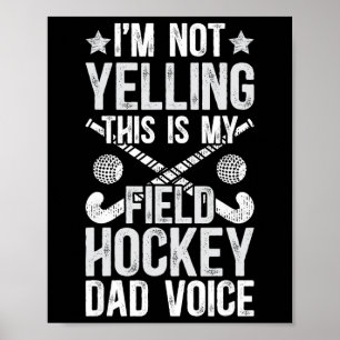 Poster Pai De Hockey Voz Pai De Um Jogador De Hockey