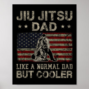 Poster Pai de Jiu Jitsu Como Um Pai Normal Mas Pai Mais L