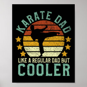 Poster Pai de Karatê Engraçado Presente de Artes Marciais