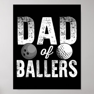 Poster Pai De Llers De Boliche De Golfe De Bacalhau De Pa