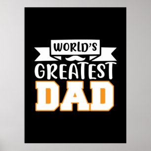 Poster Pai de presentes   Maior Pai do mundo