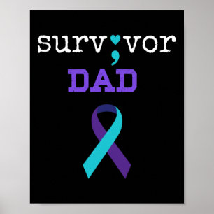 Poster Pai De Sobrevivência - Prevenção Suicida Contra Pr