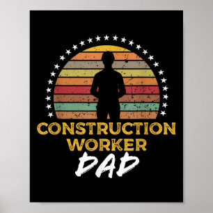 Poster Pai de Trabalhadores da Construção, Citação de Tra