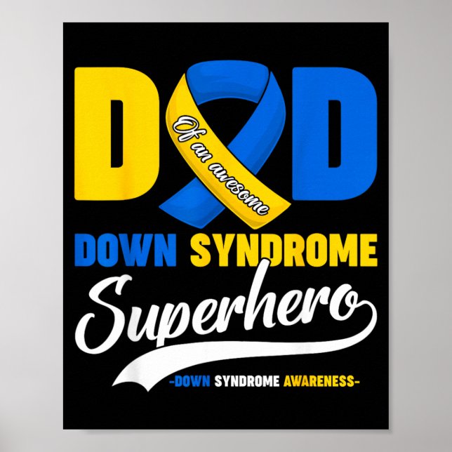 Poster Pai de um filho super-herói incrível com Síndrome  (Frente)