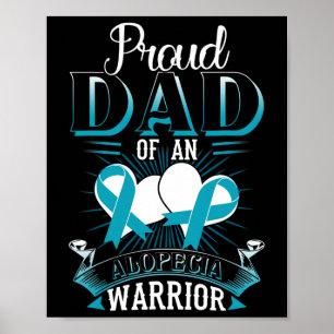 Poster Pai De Um Presente De Guerreiro Alopecia
