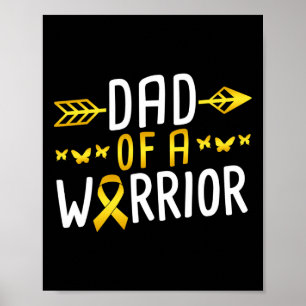 Poster Pai De Um Sobrevivente de câncer De Infância Guerr
