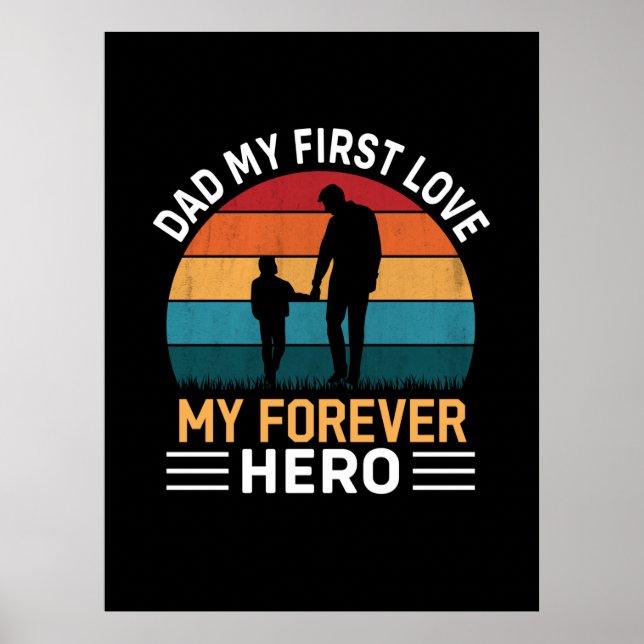 Poster Pai dia de os pais Meu Primeiro Amor (Frente)