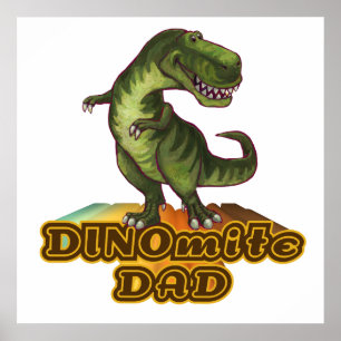 Póster Pai Dinomite