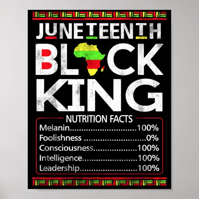 Poster Pai do Décima Junta Rei Negro Melanino (Frente)