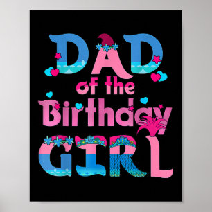 Poster Pai Do Decora Do Partido Da Família Troll De Birth