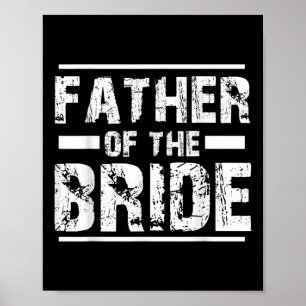 Poster Pai Do Partido Bridal Do Casamento De Noiva