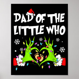 Poster Pai do pequeno que divertido Natal gravidez An