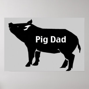 Poster Pai do porco