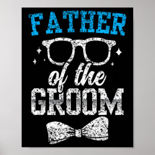 Poster Pai Do Solteiro De Casamento Do Grupo