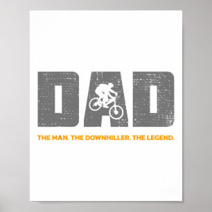 Poster Pai Downhill E Mountain Bike Downhill Para Descida