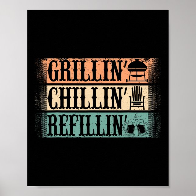 Poster Pai Engraçado - Enchimento por refrigeração (Frente)