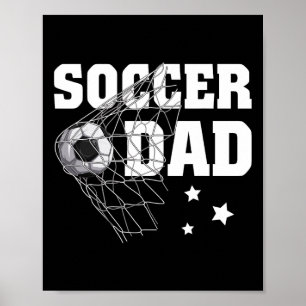 Poster Pai Engraçado Futebol Pai Esporte Fora do Ventilad