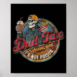 Poster pai esqueleto imposto certificando-se de não enven