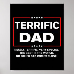 Poster Pai fantástico - Dia de os pais engraçado do Donal