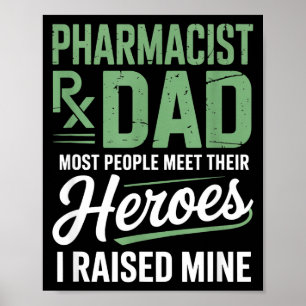 Poster Pai farmacêutico que a maioria das pessoas encontr
