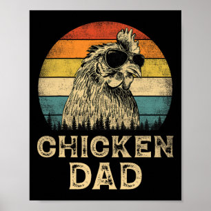 Poster Pai Frango Amantes de Frango Papai Dia dos Pais