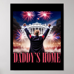 Poster Pai Home Trump 2024 Faça 4 De Julho De Excelente A