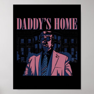 Poster Pai Home Trump Pink 2024 2024 Trump Return 45