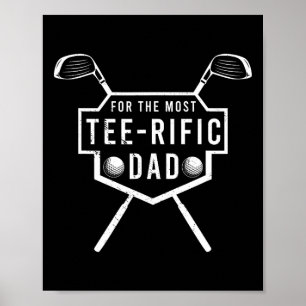 Poster Pai Incrível, Amante de Golfe Divertido e Dia dos