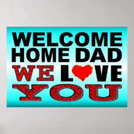 Poster Pai inicial de boas-vindas Nós te amamos