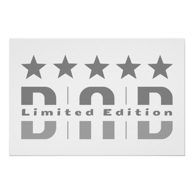 Póster Pai Limited Edition (Frente)