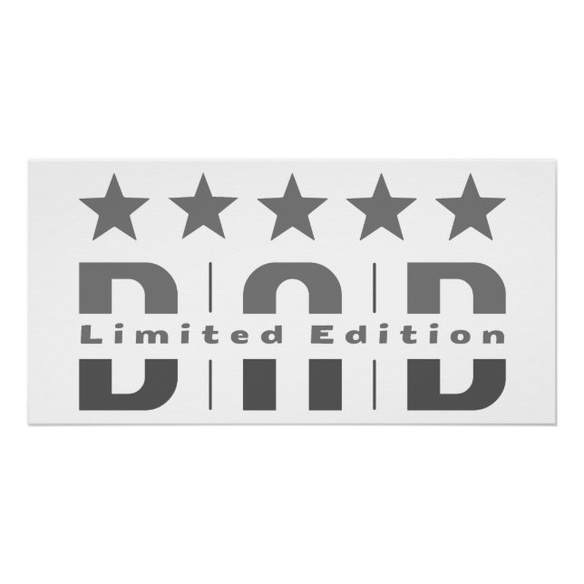 Póster Pai Limited Edition (Frente)