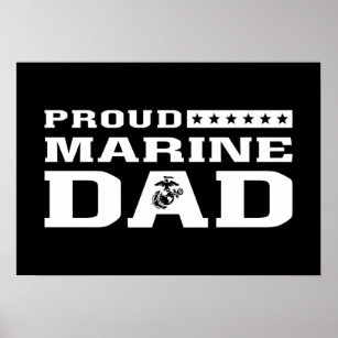 Poster Pai marinho orgulhoso