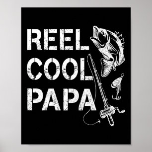 Poster Pai Muito Legal da Pesca Presentes do Dia dos Pais