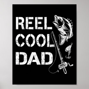 Poster Pai Muito Legal de Pesca Papai Presente de Dia dos