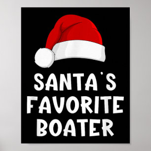 Poster Pai Natal Favorito do Papai Noel Piada de Pijama d