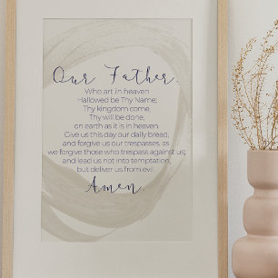Poster Pai Nosso, A Oração do Senhor