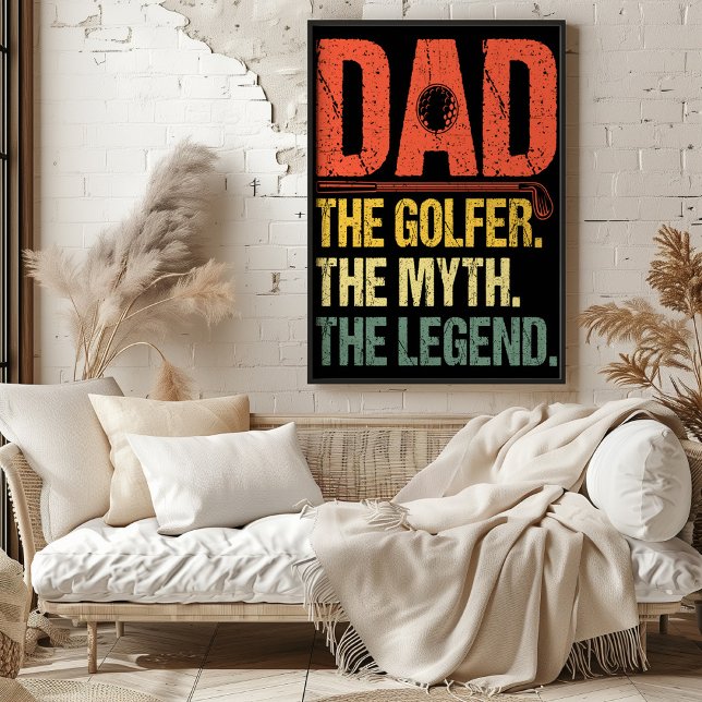 Poster Pai: O Golfer. O Mito. A Legenda (Criador carregado)