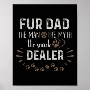Poster Pai O Homem O Mito Os Pais Cachorros Do Cachorro